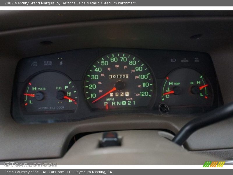 Arizona Beige Metallic / Medium Parchment 2002 Mercury Grand Marquis LS