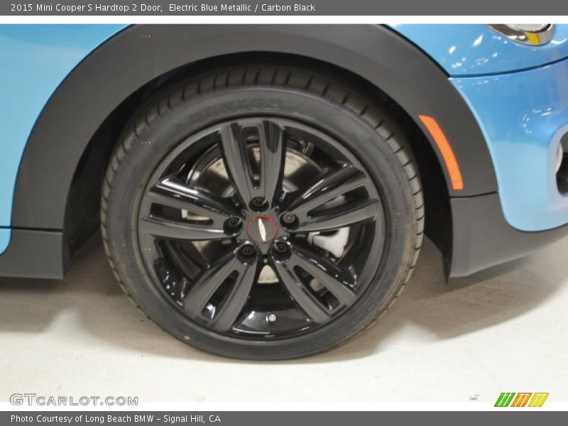 Electric Blue Metallic / Carbon Black 2015 Mini Cooper S Hardtop 2 Door