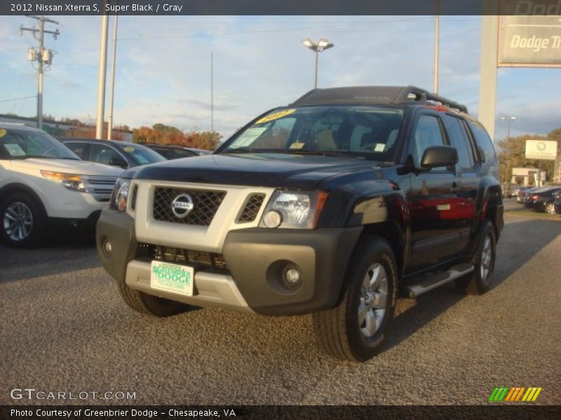 Super Black / Gray 2012 Nissan Xterra S