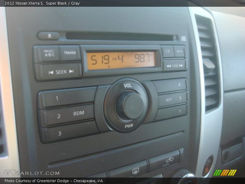 Super Black / Gray 2012 Nissan Xterra S