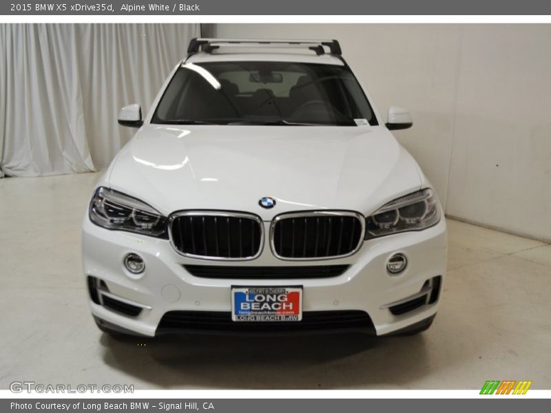 Alpine White / Black 2015 BMW X5 xDrive35d