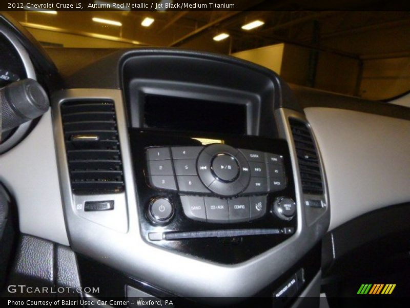 Autumn Red Metallic / Jet Black/Medium Titanium 2012 Chevrolet Cruze LS