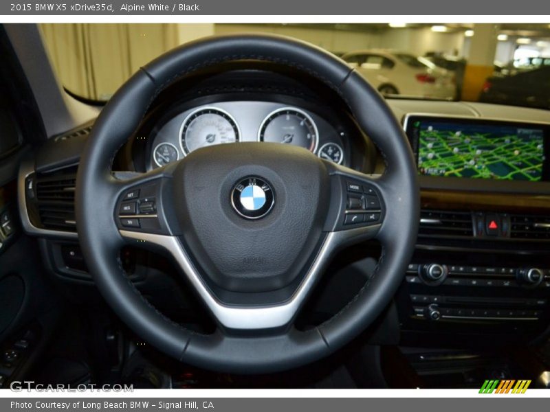 Alpine White / Black 2015 BMW X5 xDrive35d