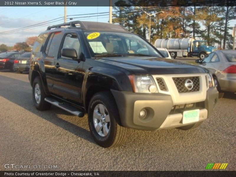 Super Black / Gray 2012 Nissan Xterra S