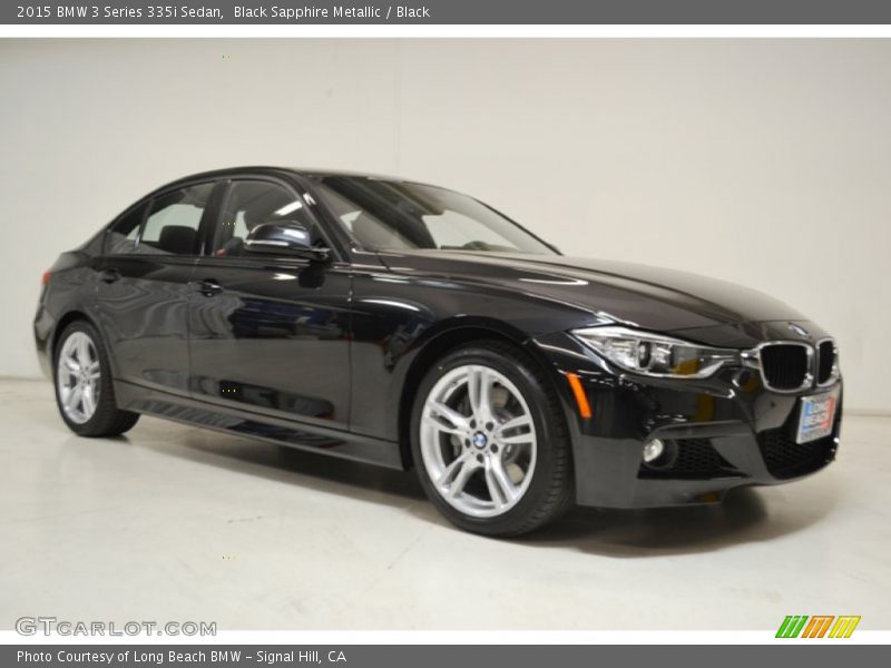 Black Sapphire Metallic / Black 2015 BMW 3 Series 335i Sedan