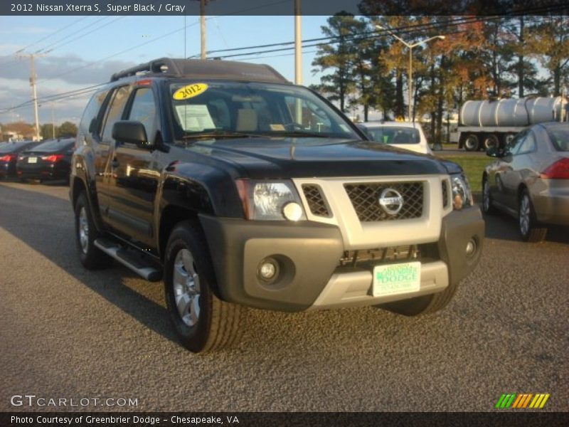 Super Black / Gray 2012 Nissan Xterra S