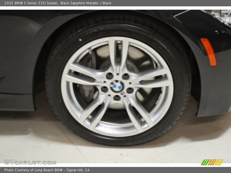 Black Sapphire Metallic / Black 2015 BMW 3 Series 335i Sedan