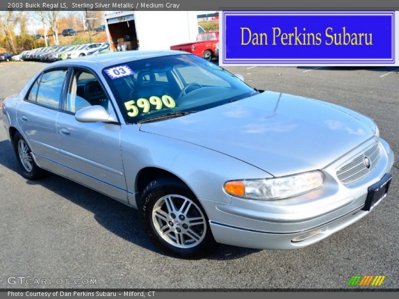 Sterling Silver Metallic / Medium Gray 2003 Buick Regal LS