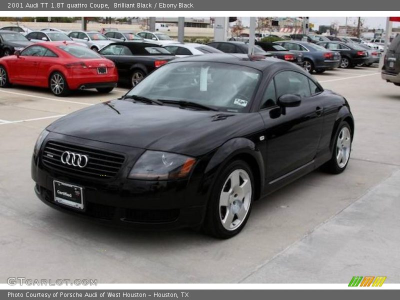 Brilliant Black / Ebony Black 2001 Audi TT 1.8T quattro Coupe