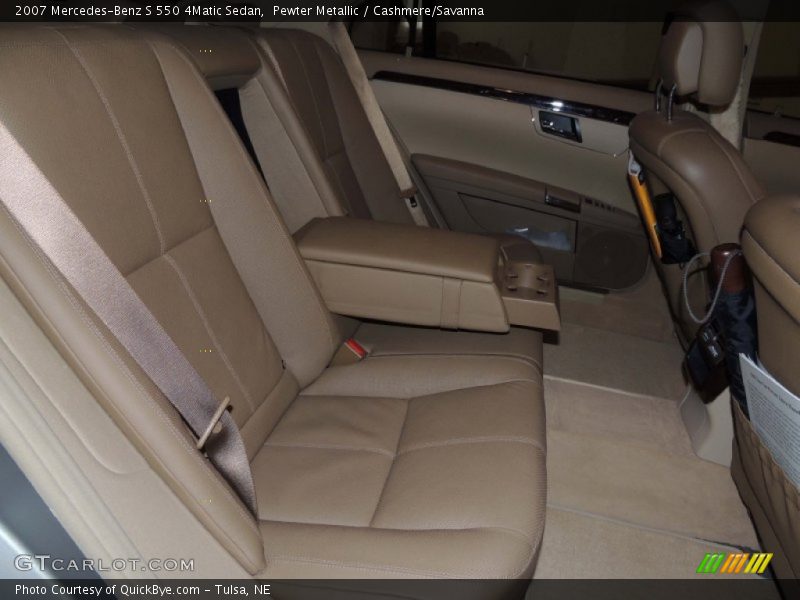 Pewter Metallic / Cashmere/Savanna 2007 Mercedes-Benz S 550 4Matic Sedan