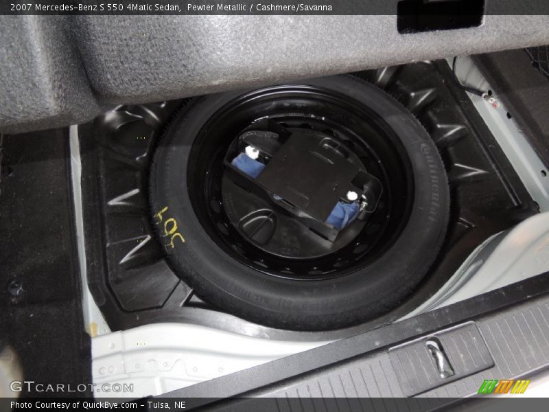 Pewter Metallic / Cashmere/Savanna 2007 Mercedes-Benz S 550 4Matic Sedan