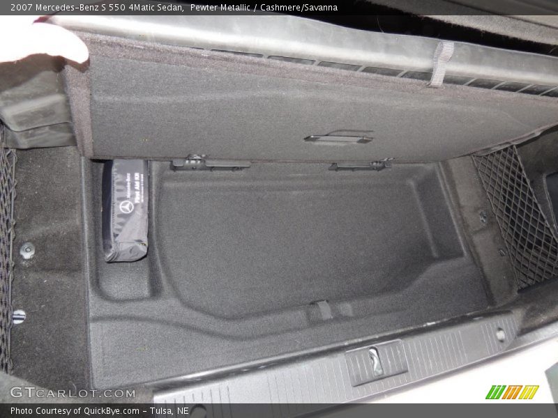 Pewter Metallic / Cashmere/Savanna 2007 Mercedes-Benz S 550 4Matic Sedan