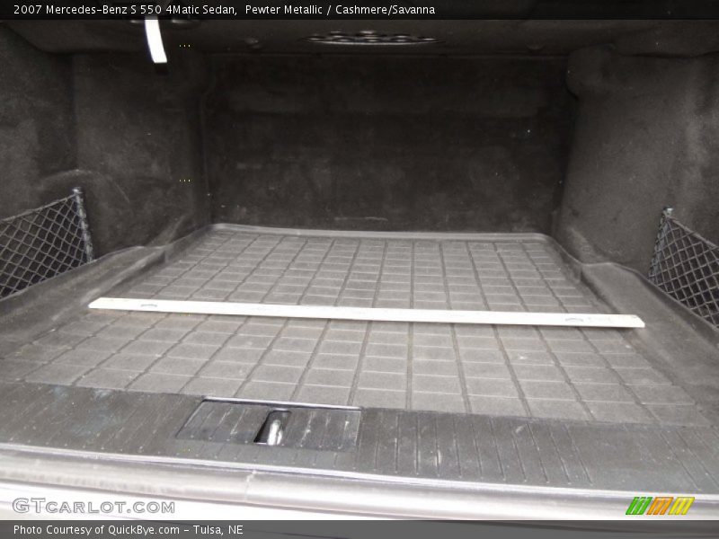 Pewter Metallic / Cashmere/Savanna 2007 Mercedes-Benz S 550 4Matic Sedan