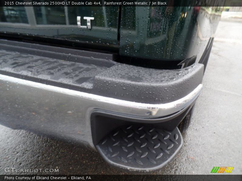 Rainforest Green Metallic / Jet Black 2015 Chevrolet Silverado 2500HD LT Double Cab 4x4