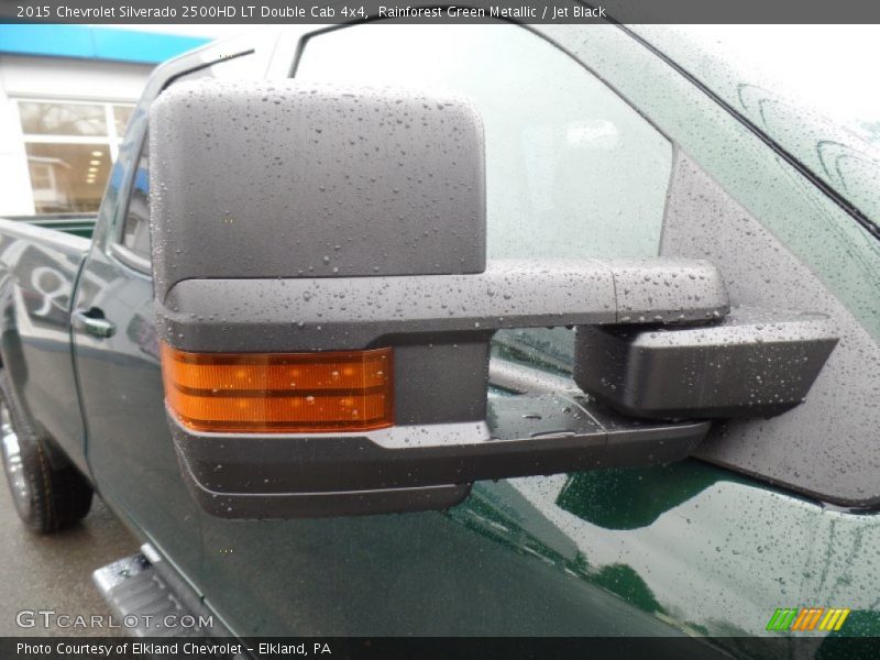 Rainforest Green Metallic / Jet Black 2015 Chevrolet Silverado 2500HD LT Double Cab 4x4