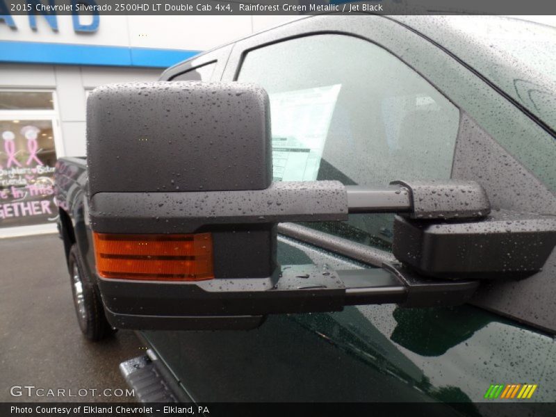 Rainforest Green Metallic / Jet Black 2015 Chevrolet Silverado 2500HD LT Double Cab 4x4
