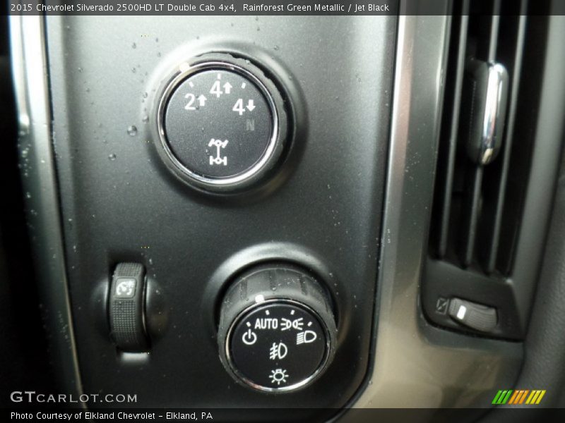 Rainforest Green Metallic / Jet Black 2015 Chevrolet Silverado 2500HD LT Double Cab 4x4