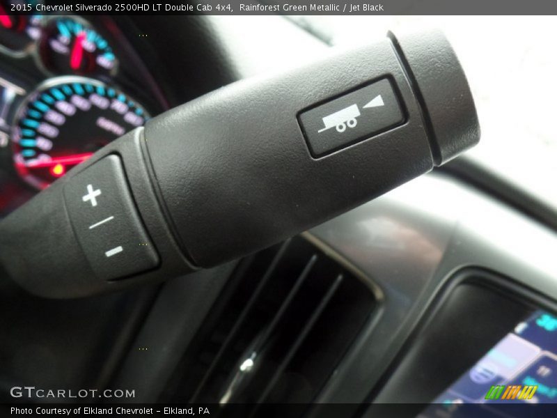 Rainforest Green Metallic / Jet Black 2015 Chevrolet Silverado 2500HD LT Double Cab 4x4