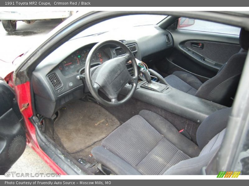 Black Interior - 1991 MR2 Coupe 