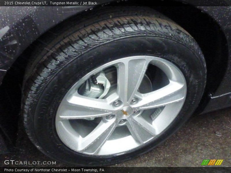 Tungsten Metallic / Jet Black 2015 Chevrolet Cruze LT
