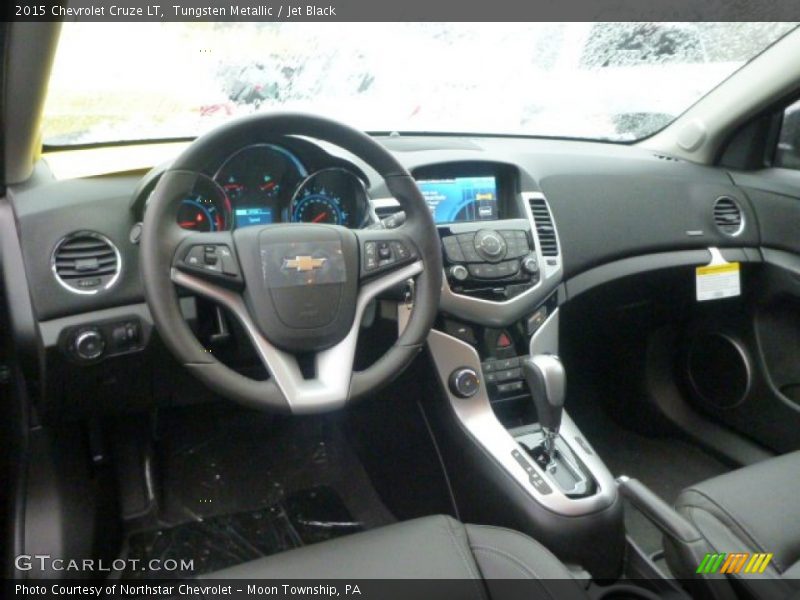 Tungsten Metallic / Jet Black 2015 Chevrolet Cruze LT