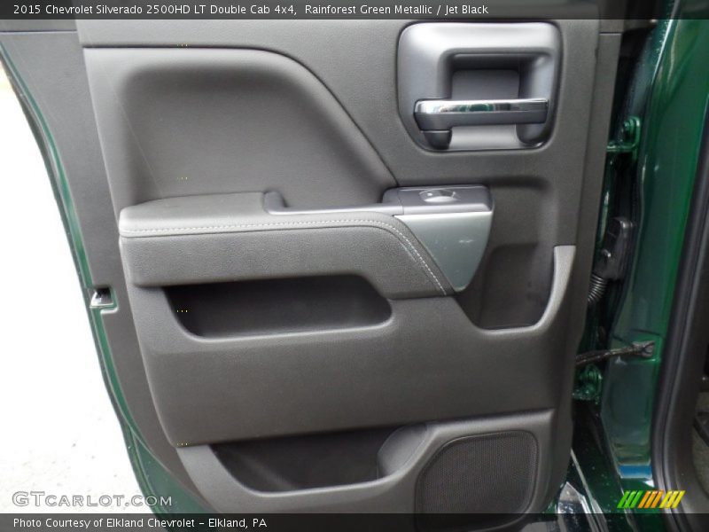 Rainforest Green Metallic / Jet Black 2015 Chevrolet Silverado 2500HD LT Double Cab 4x4