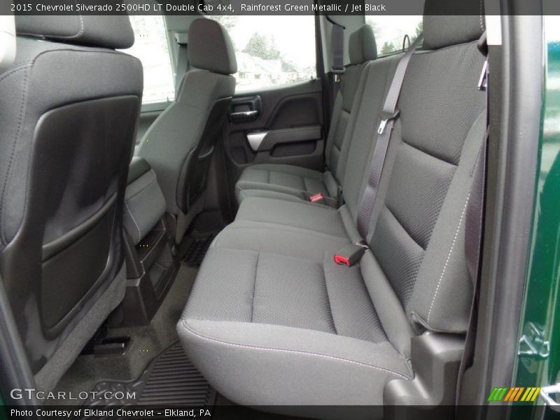 Rainforest Green Metallic / Jet Black 2015 Chevrolet Silverado 2500HD LT Double Cab 4x4
