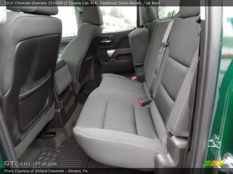 Rear Seat of 2015 Silverado 2500HD LT Double Cab 4x4