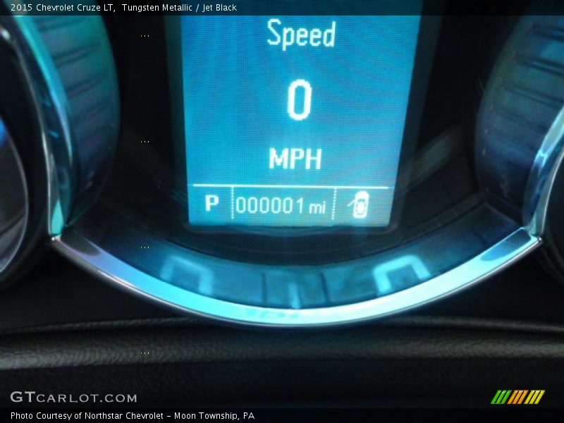 Tungsten Metallic / Jet Black 2015 Chevrolet Cruze LT