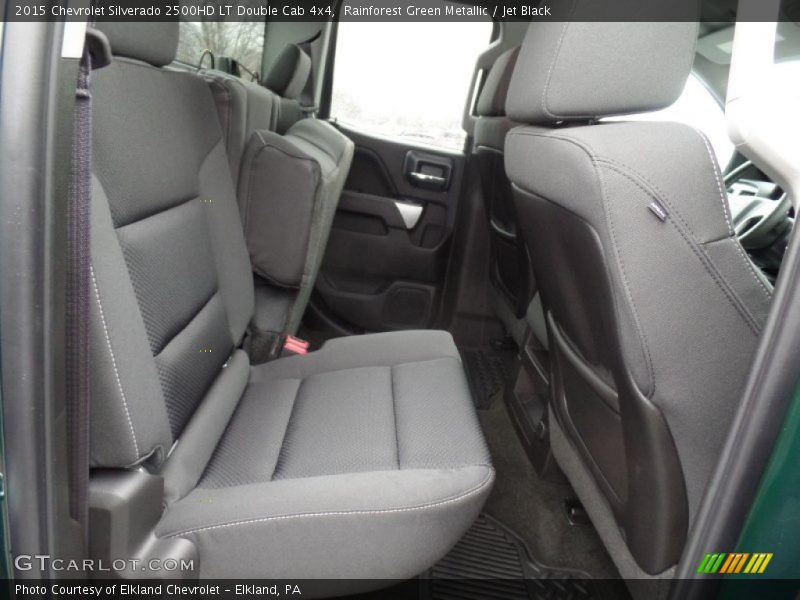 Rainforest Green Metallic / Jet Black 2015 Chevrolet Silverado 2500HD LT Double Cab 4x4