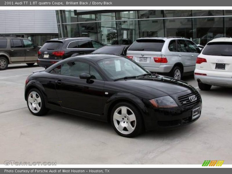 Brilliant Black / Ebony Black 2001 Audi TT 1.8T quattro Coupe