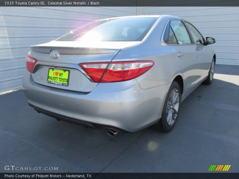 Celestial Silver Metallic / Black 2015 Toyota Camry SE