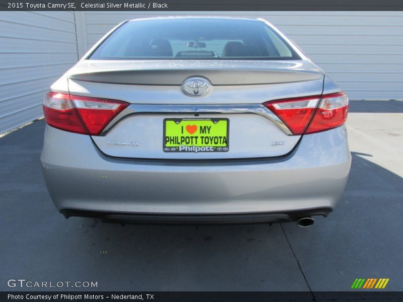 Celestial Silver Metallic / Black 2015 Toyota Camry SE