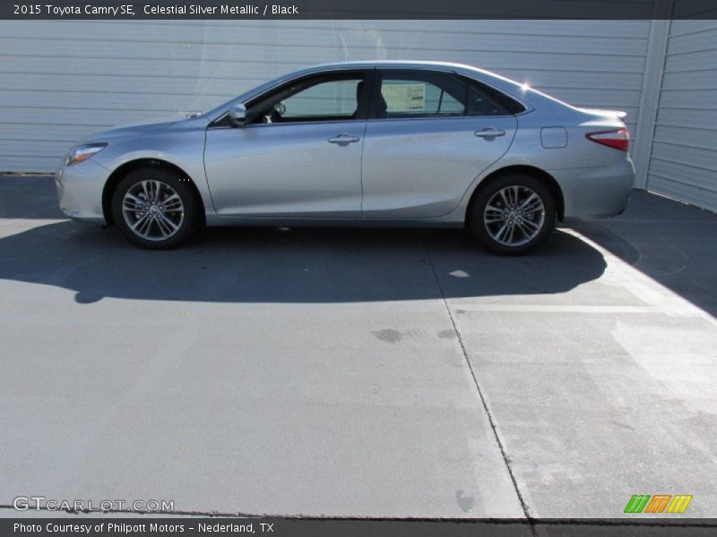 Celestial Silver Metallic / Black 2015 Toyota Camry SE