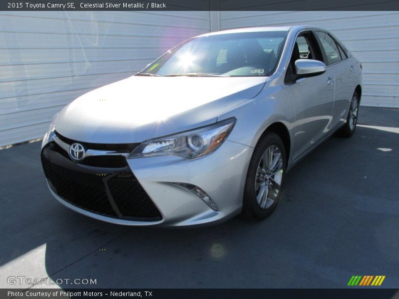 Celestial Silver Metallic / Black 2015 Toyota Camry SE