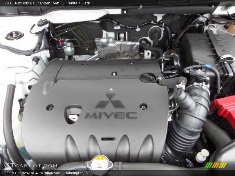 White / Black 2015 Mitsubishi Outlander Sport ES