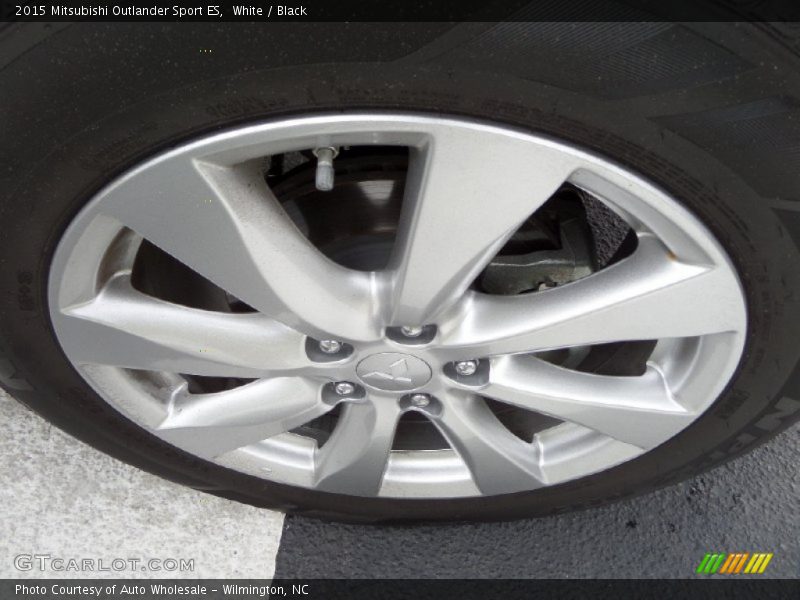 White / Black 2015 Mitsubishi Outlander Sport ES