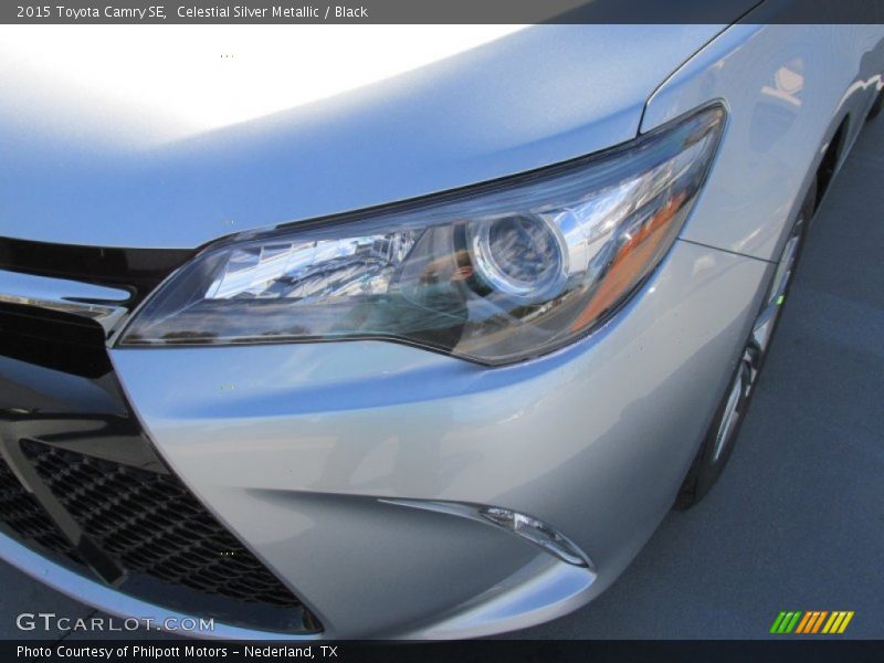 Celestial Silver Metallic / Black 2015 Toyota Camry SE