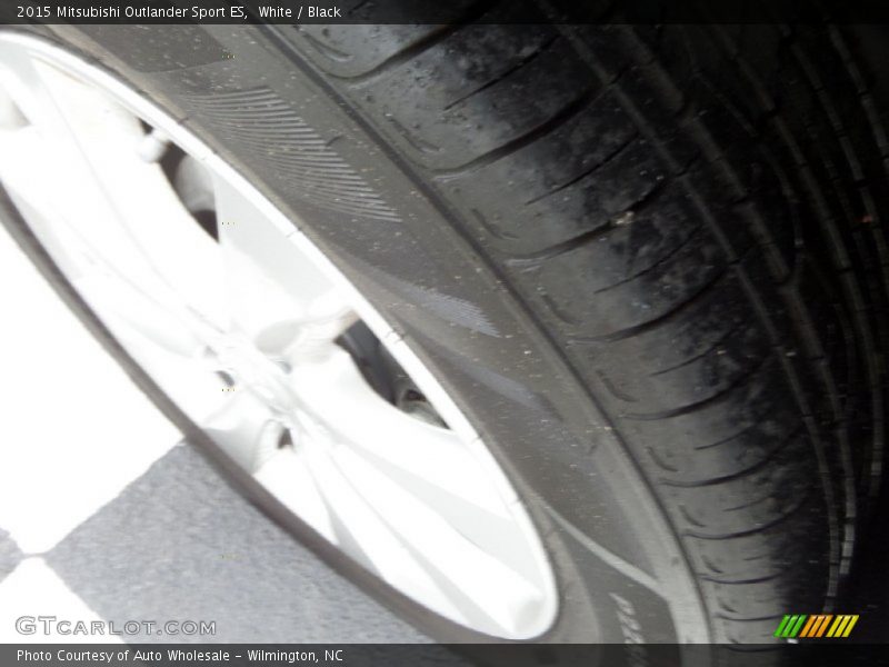 White / Black 2015 Mitsubishi Outlander Sport ES