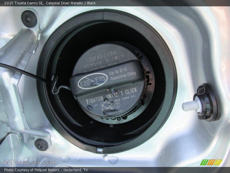Celestial Silver Metallic / Black 2015 Toyota Camry SE