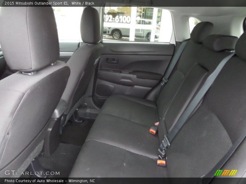 White / Black 2015 Mitsubishi Outlander Sport ES