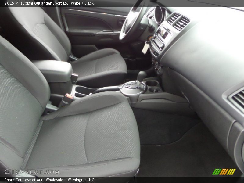 White / Black 2015 Mitsubishi Outlander Sport ES