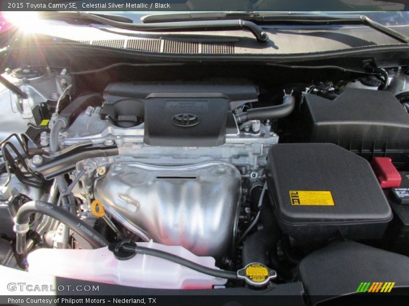 Celestial Silver Metallic / Black 2015 Toyota Camry SE