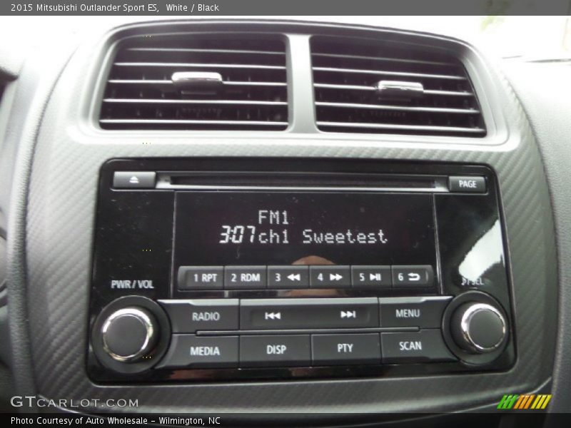 White / Black 2015 Mitsubishi Outlander Sport ES