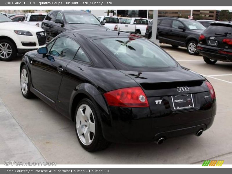 Brilliant Black / Ebony Black 2001 Audi TT 1.8T quattro Coupe