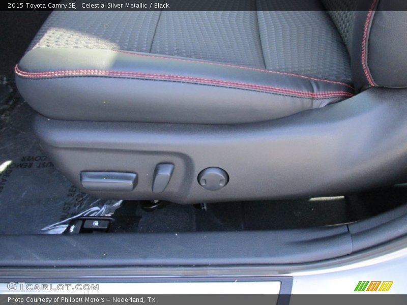 Celestial Silver Metallic / Black 2015 Toyota Camry SE