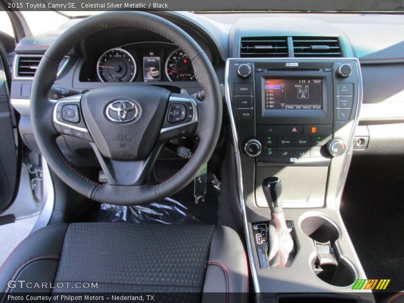 Celestial Silver Metallic / Black 2015 Toyota Camry SE