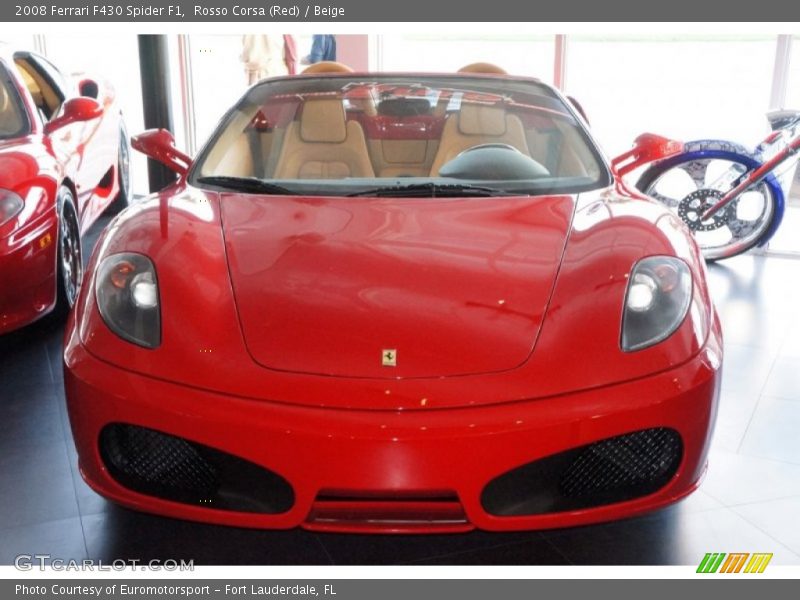 Rosso Corsa (Red) / Beige 2008 Ferrari F430 Spider F1