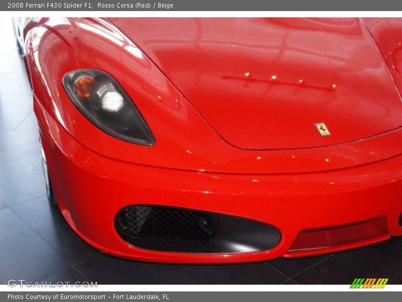 Rosso Corsa (Red) / Beige 2008 Ferrari F430 Spider F1