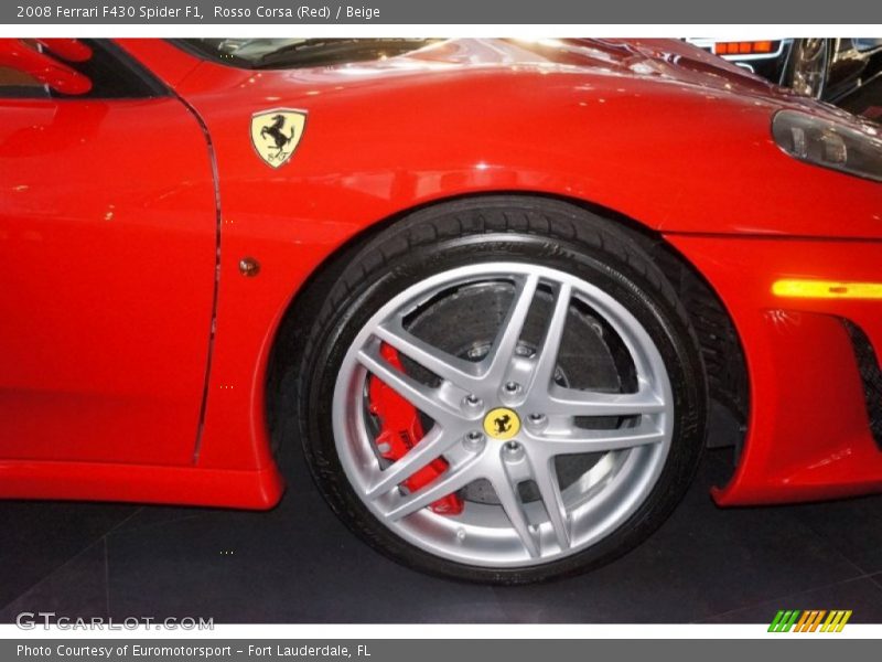 Rosso Corsa (Red) / Beige 2008 Ferrari F430 Spider F1